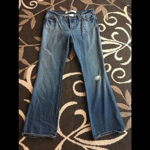 GAP low rise loose flare jeans